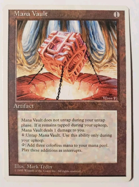 1993 MTG * Mana Vault Revised Edition Regular SellbyCyn