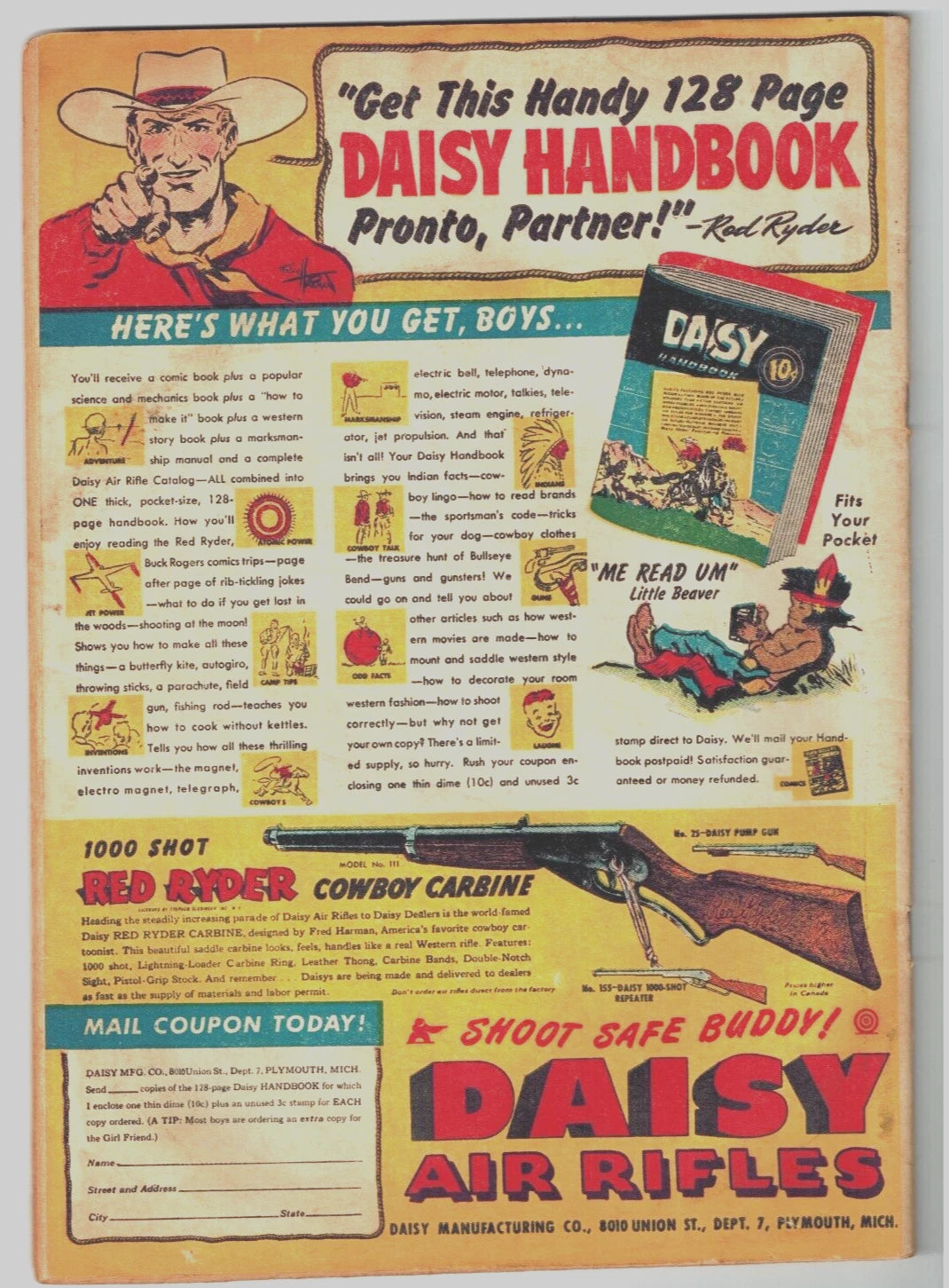 Funny Folks #$ 10 from 1947 -  BigGreenBear.com Comic 59.00 USD