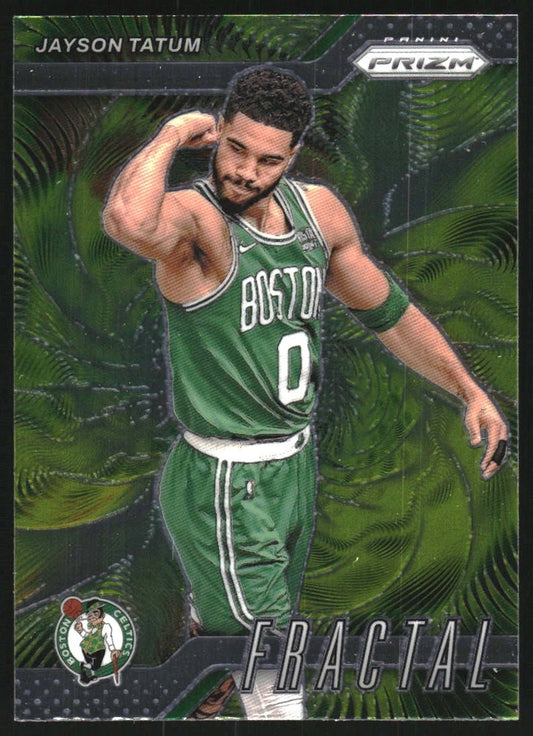 2024-25 Panini Prizm Fractal #9 Jayson Tatum