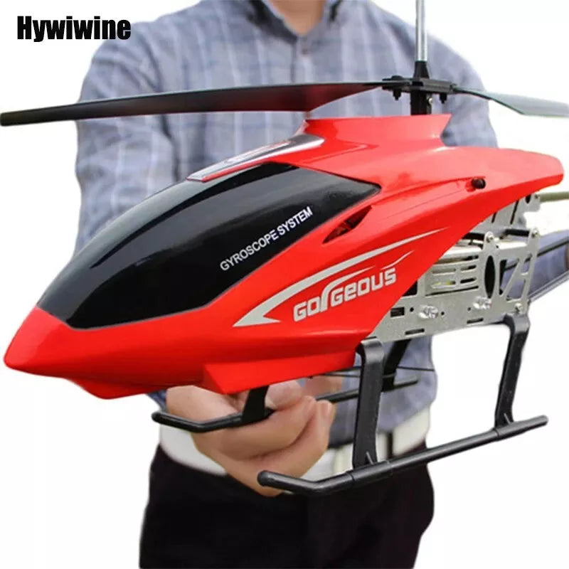 Large 80cm RC Helicopter 3.5CH Remote Control Drone Anti-fall Outdoor