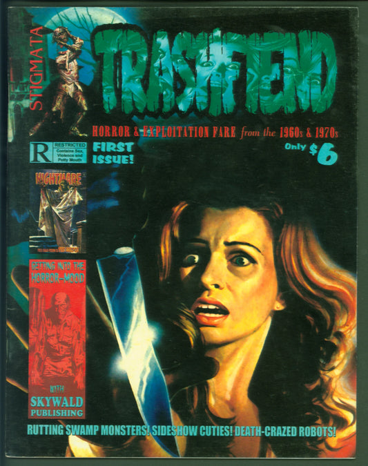 2001 Trashfiend Horror Movie Magazine #1 -  BigGreenBear.com Magazine 29.99 USD Big Green Bear