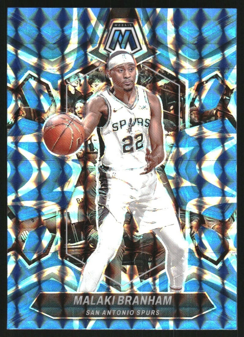 2023-24 Panini Mosaic Mosaic Reactive Blue #102 Malaki Branham -  BigGreenBear.com Basketball cards 0.99 USD Big Green Bear