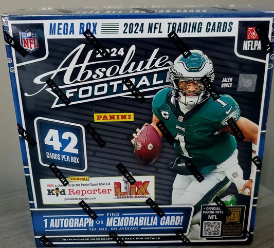 2024 Panini Absolute Football NFL Trading Cards Mega Box