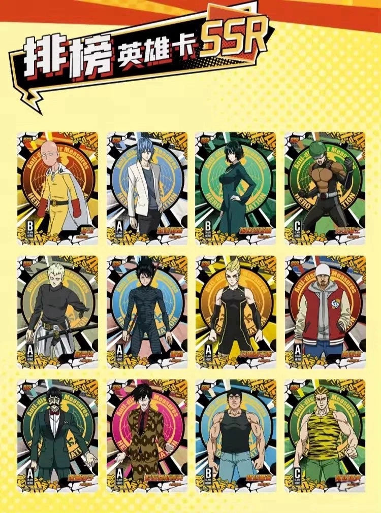 One Punch Man Anime Trading Cards Premium 18 Pack Booster Box Kayou