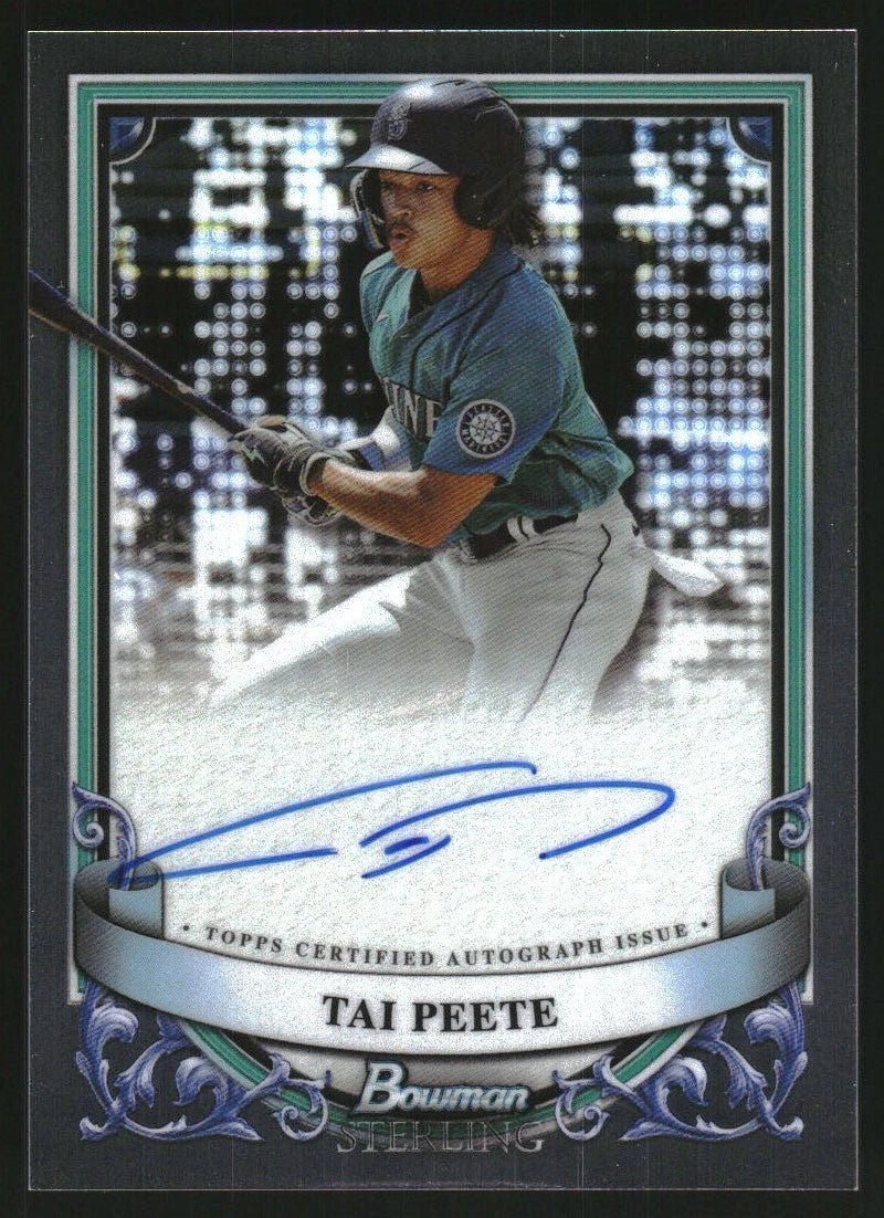 2024 Bowman Sterling Prospect Autographs #PATP Tai Peete Auto -  BigGreenBear.com Baseball cards 6.99