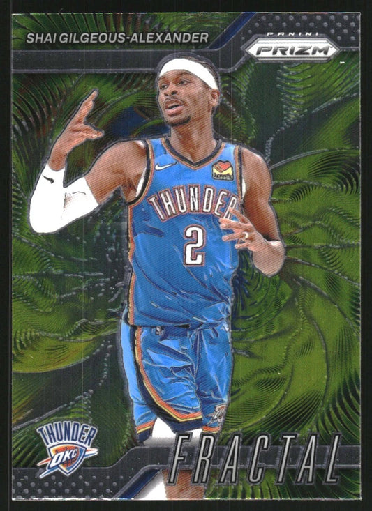 2024-25 Panini Prizm Fractal #1 Shai Gilgeous-Alexander