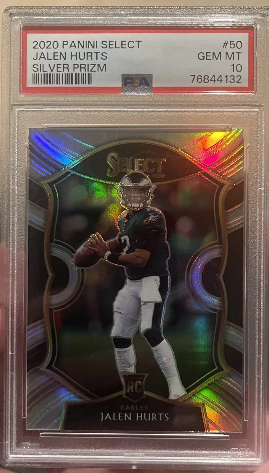 2020 Jalen Hurts RC #50 Select Concourse Silver Prizm Psa 10 -  BigGreenBear.com Football card 119.00 USD Big Green Bear
