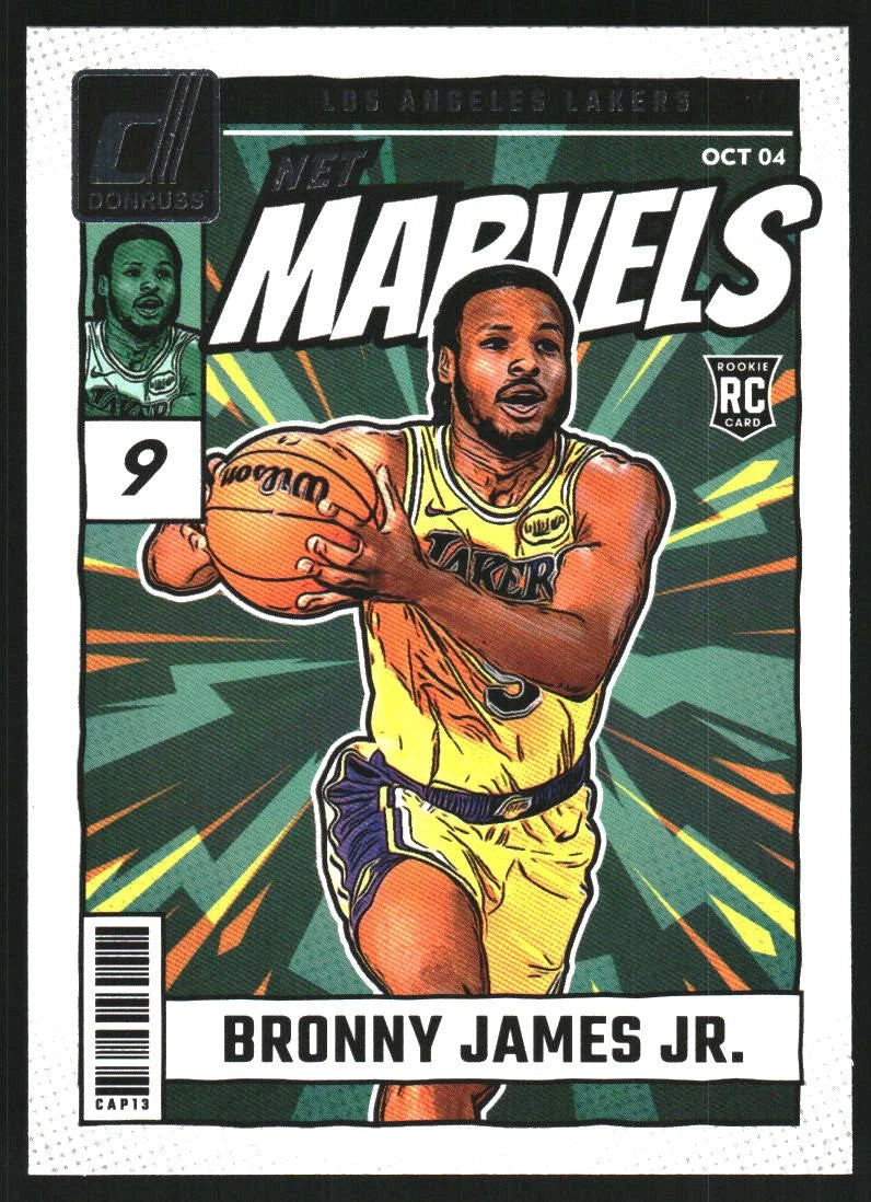 2024-25 Donruss Net Marvels #11 Bronny James Jr.