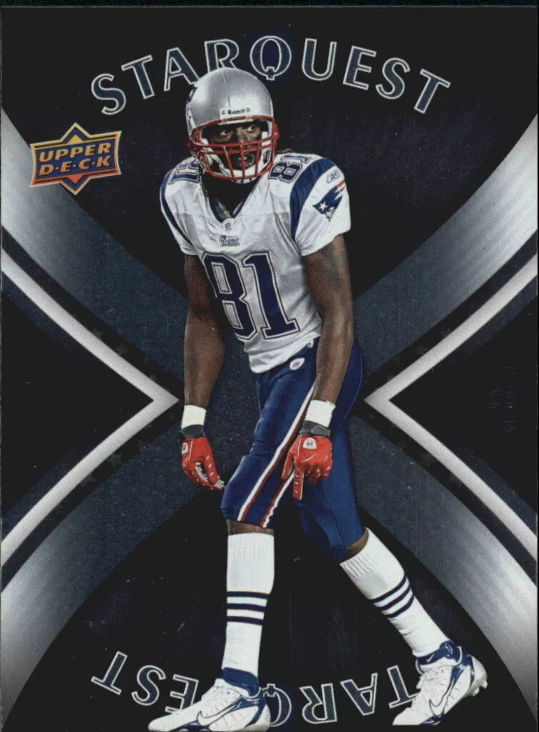 2008 Upper Deck First Edition Star Quest Patriots Football Card #SQ26 Randy Moss