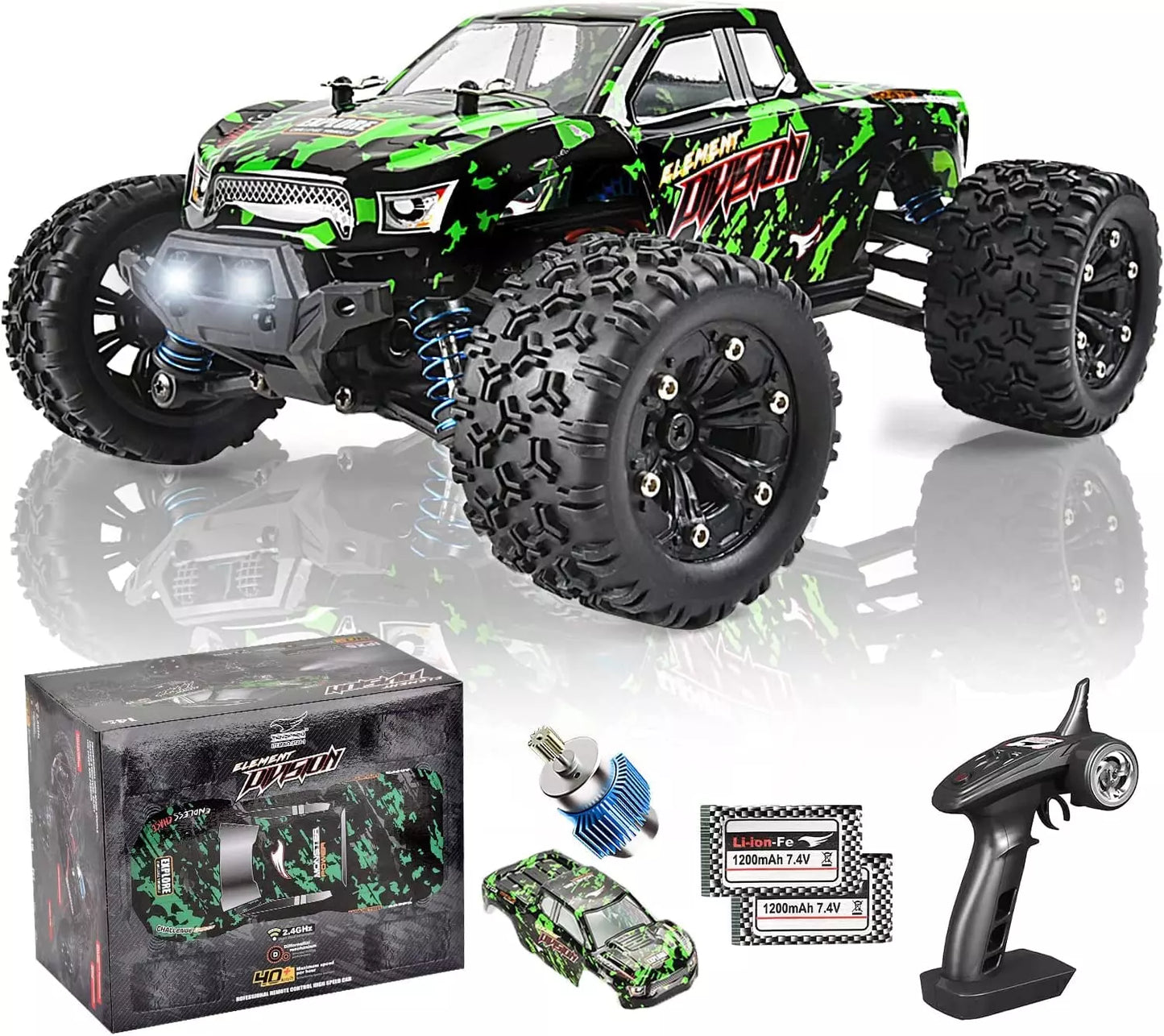 1:18 Scale All Terrain RC Cars, 40KM/H High Speed 4WD Remote Control Car