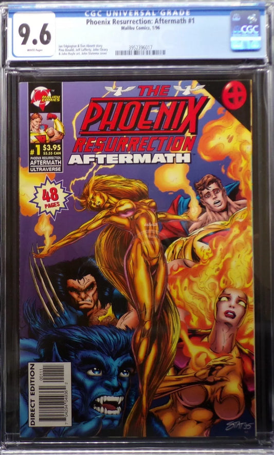 Phoenix Resurrection: Aftermath #1 - cgc 9.6 (1996)