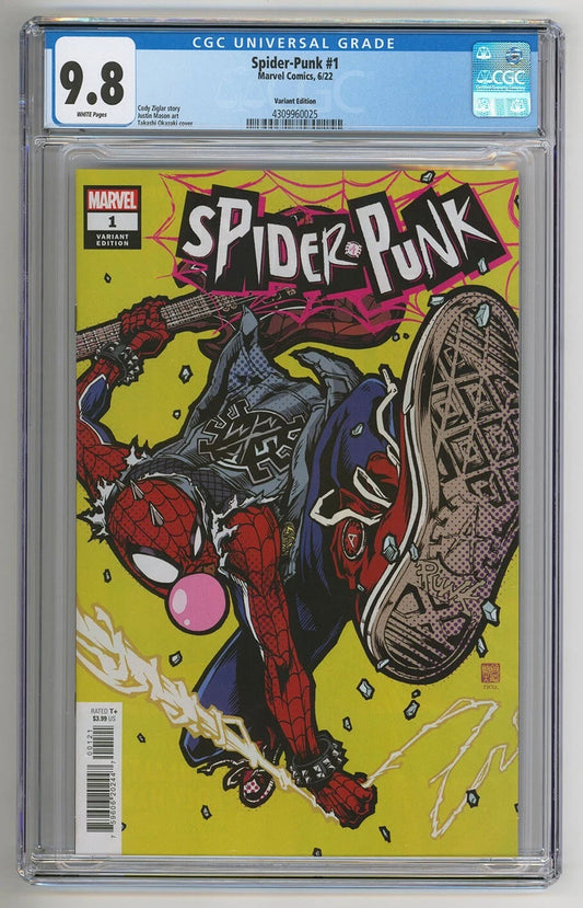 SPIDER-PUNK #1 Takashi Okazaki 1:50 Variant CGC 9.8