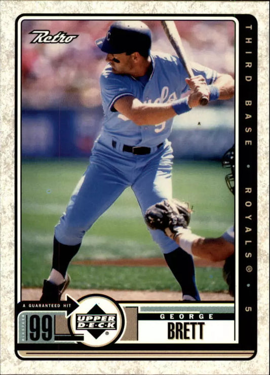 1999 Upper Deck Retro Baseball Card #90 George Brett