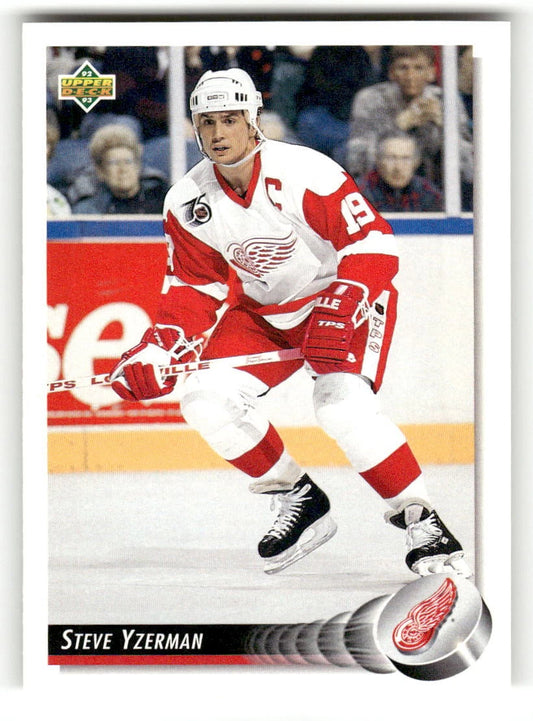 1992-93 Upper Deck #155 Steve Yzerman Detroit Red Wings -  BigGreenBear.com hockey card 2.10 USD Big Green Bear