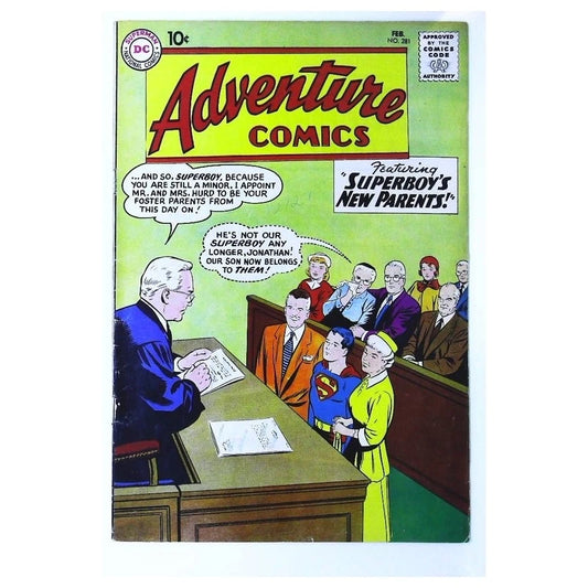 Adventure Comics #281 1961 Silver Age DC Comics Superboy -  BigGreenBear.com Comic 55.00 USD Big Green Bear