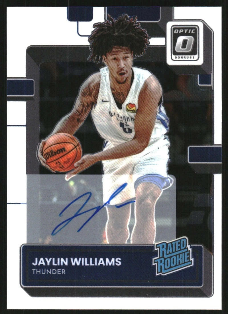 2022-23 Donruss Optic Rated Rookies Signatures #246 Jaylin Williams Auto -  BigGreenBear.com Basketball cards 24.95