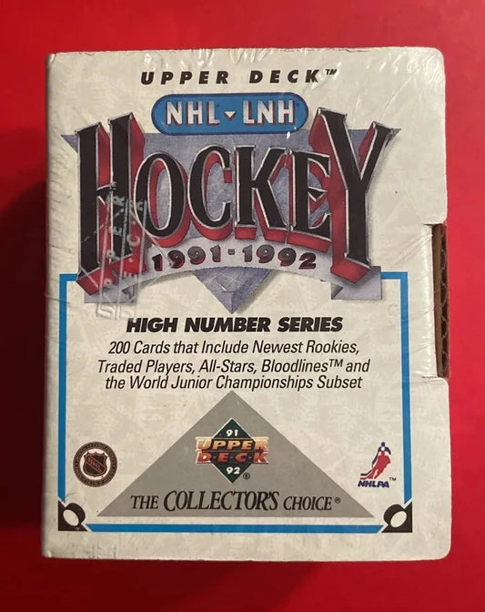 NEW Upper Deck Hockey 1991-1992 NHL LNH High Number Series Sealed Box 200 Cards -  BigGreenBear.com hockey card 24.50 USD Big Green Bear