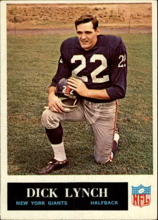 1965 Philadelphia Football Card #119 Dick Lynch