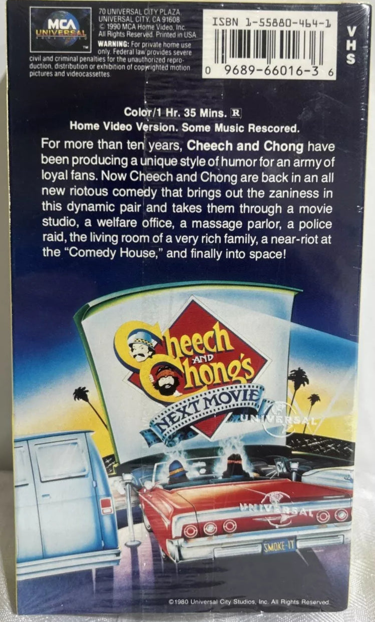 Cheech and Chong's Next Movie VHS Sealed