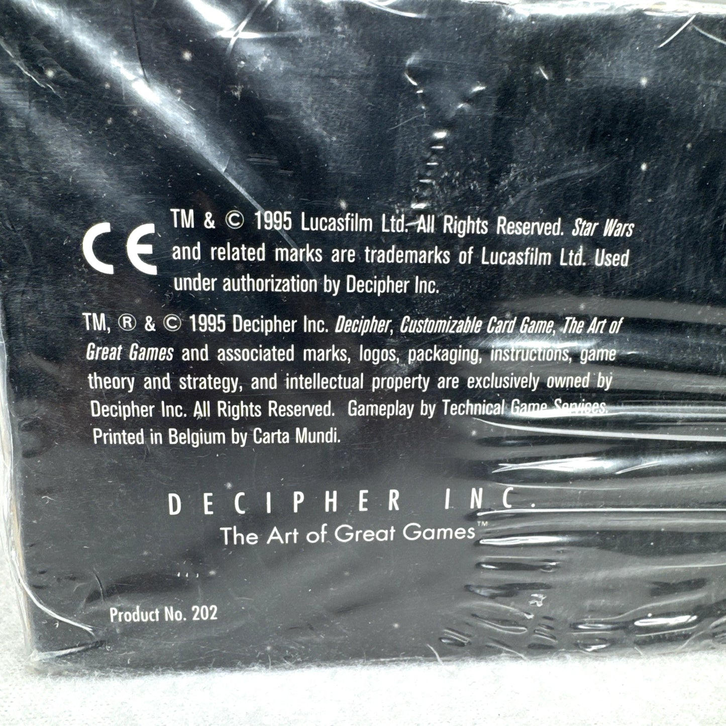 1995 Star Wars Premiere Customizable 60 Card Game Starter Decks Box Set