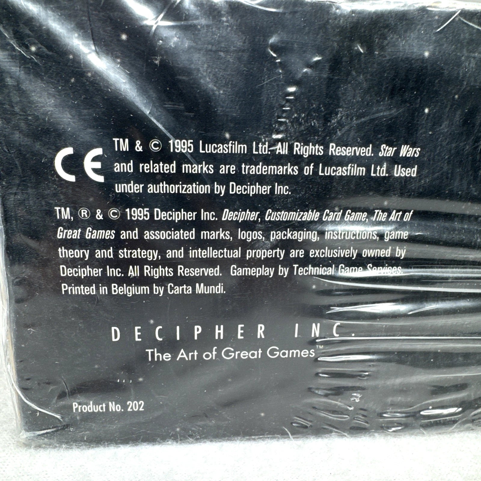 1995 Star Wars Premiere Customizable 60 Card Game Starter Decks Box Set