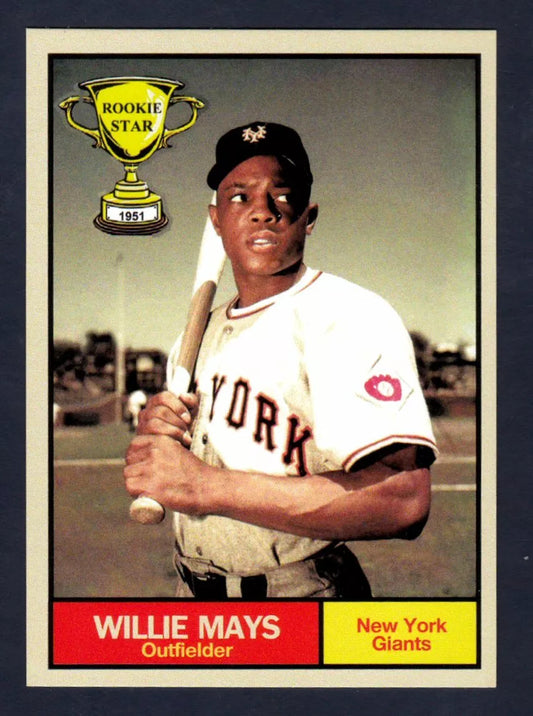 Willie Mays '51 New York Giants Rookie Stars #8