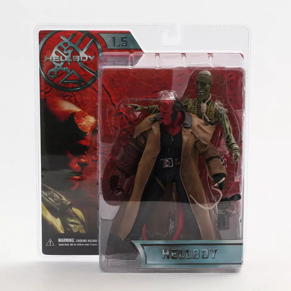 Hellboy Trench Coat Variant Mazco 7in Action Figure Collectible