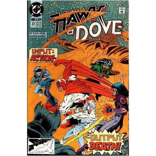 Hawk and Dove #23 - 1989 series DC comics VF+