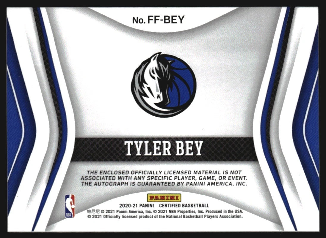 2020-21 Certified Freshman Fabric Signatures #5 Tyler Bey Autograph -  BigGreenBear.com Basketball cards 18.99 USD Big Green Bear