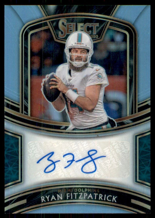 2020 Select Signatures Prizm Light Blue #14 Ryan Fitzpatrick Autograph /35 -  BigGreenBear.com Football card 79.99 USD Big Green Bear