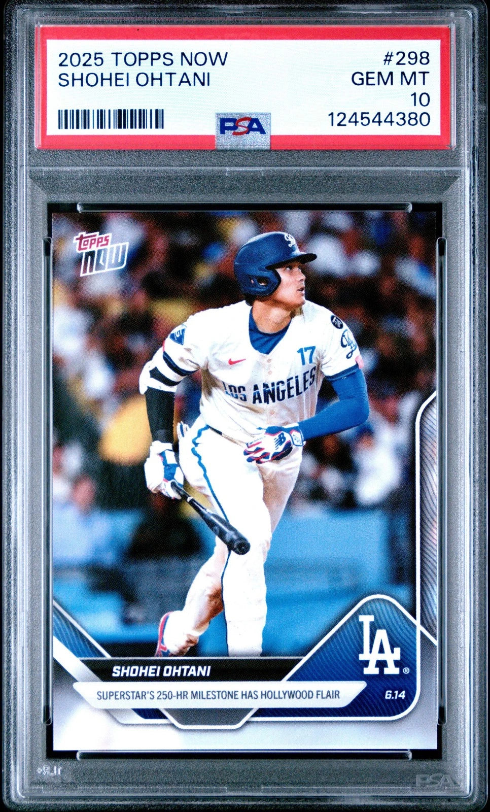 2025 Topps Now Shohei Ohtani #298 Baseball Card PSA 10 Gem Mint -  BigGreenBear.com Baseball cards 123.00 USD Big Green Bear