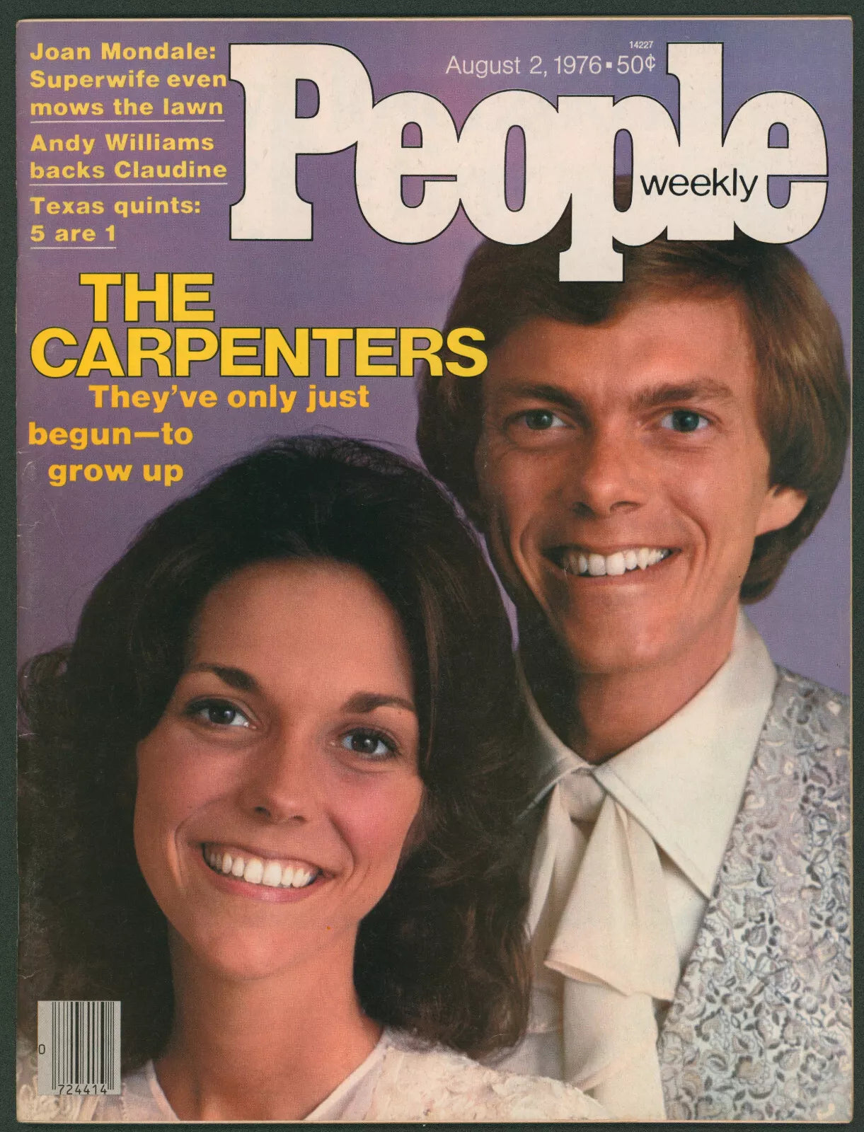 People Magazine August 2 1976 ~ The Carpenters