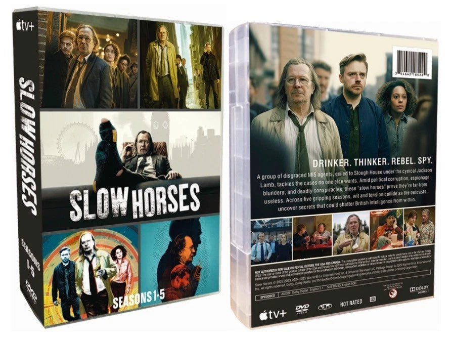 Slow Horses ：Season 1-5 TV Series [ DVD 10-Disc BOX SET ] Biggreenbear.com Big Green Bear