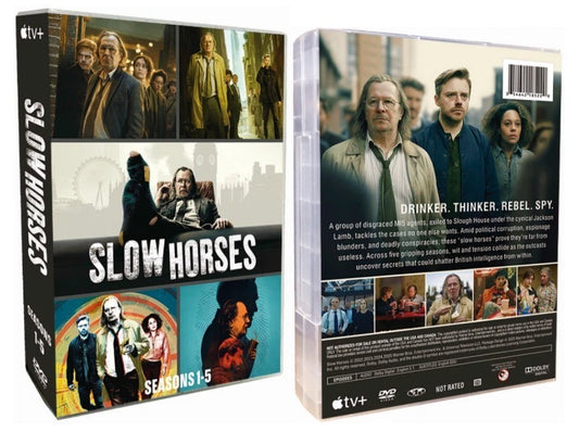 Slow Horses ：Season 1-5 TV Series [ DVD 10-Disc BOX SET ] Biggreenbear.com Big Green Bear