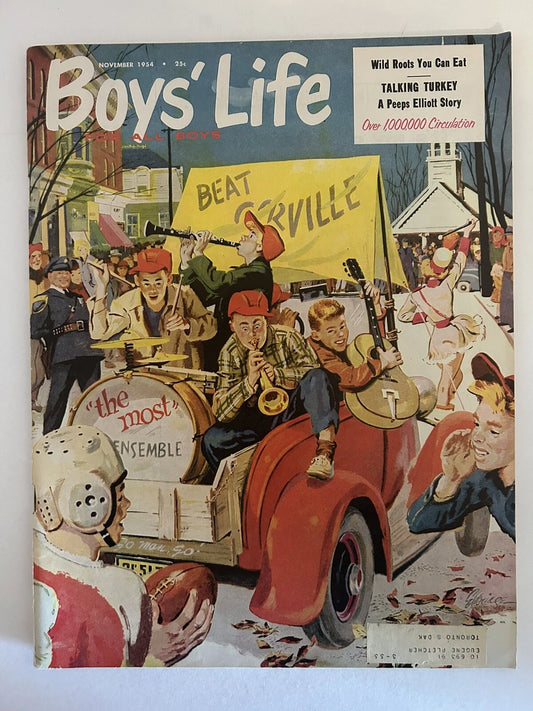 Boys' Life for All Boys Magazine November 1954 Folks from Boyertown