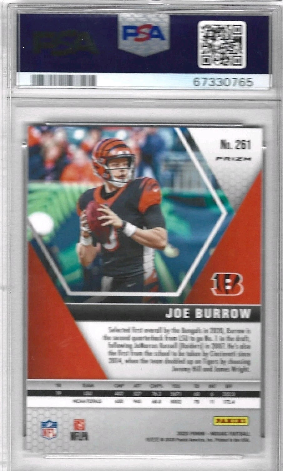 2020 Panini Mosaic - NFL Debut Joe Burrow #261 Green Mosaic Prizm (RC) -  BigGreenBear.com Basketball cards 65.00 USD Big Green Bear