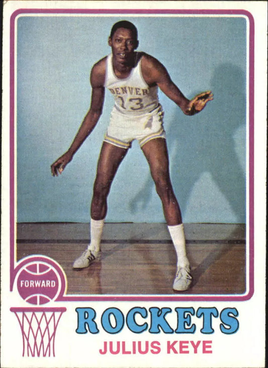 1973-74 Topps Denver Rockets Basketball Card #227 Julius Keye