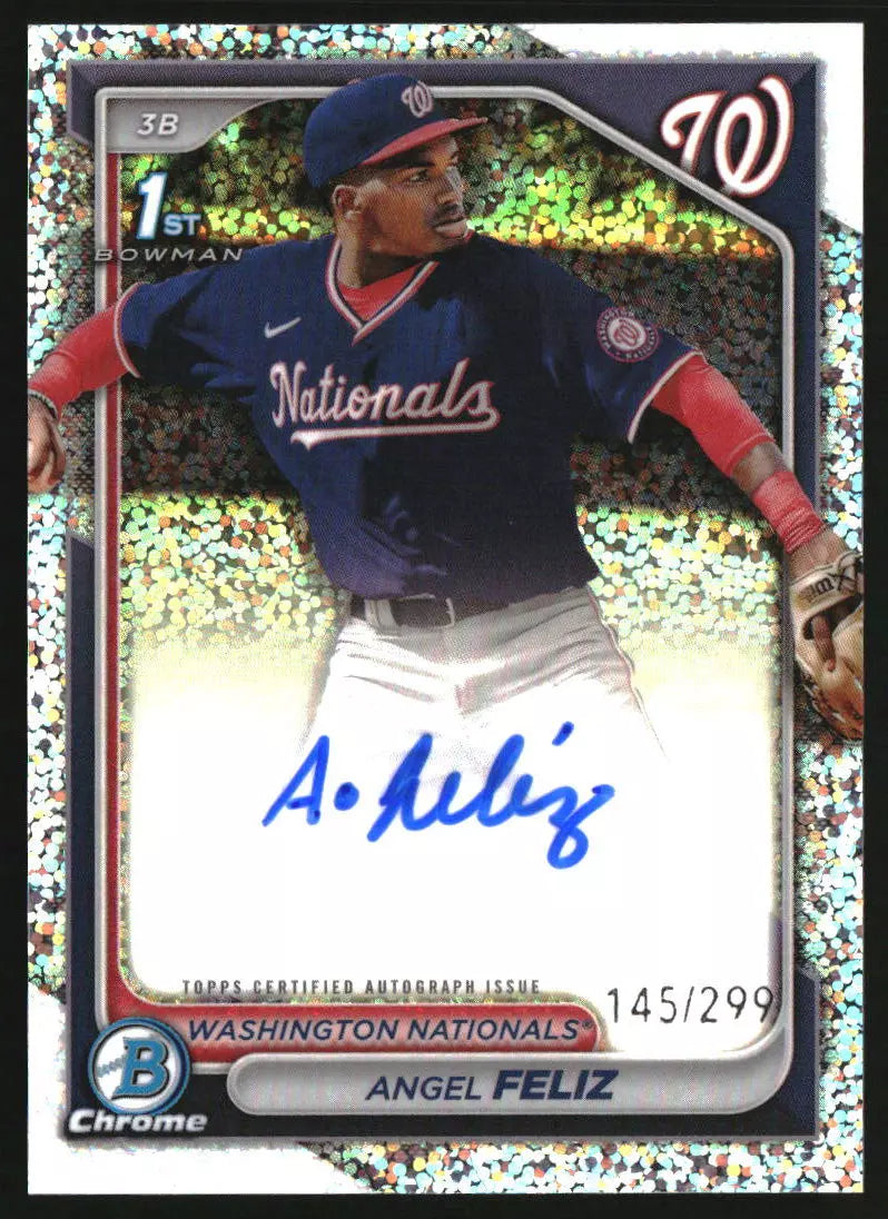 2024 Bowman Chrome Prospect Autograph Angel Feliz