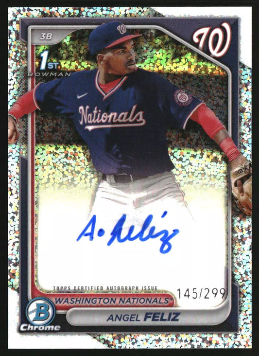 2024 Bowman Chrome Prospect Autograph Angel Feliz