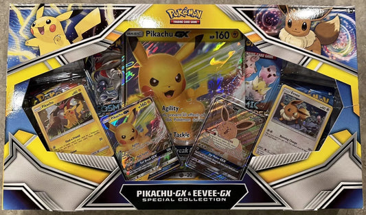 2019 Pokemon TCG Pikachu GX & Eevee GX Special Collection