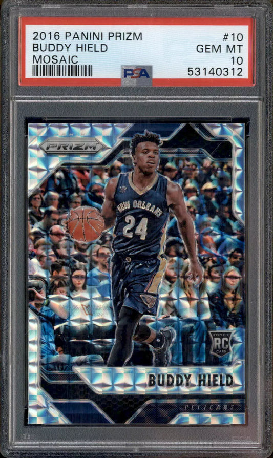 2016 Panini Prizm Mosaic #10 Buddy Hield RC Rookie PSA 10