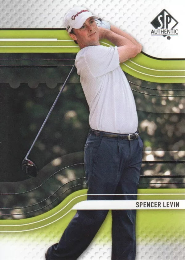 2012 SP Authentic Rookie Extended Golf Card #R17 Spencer Levin