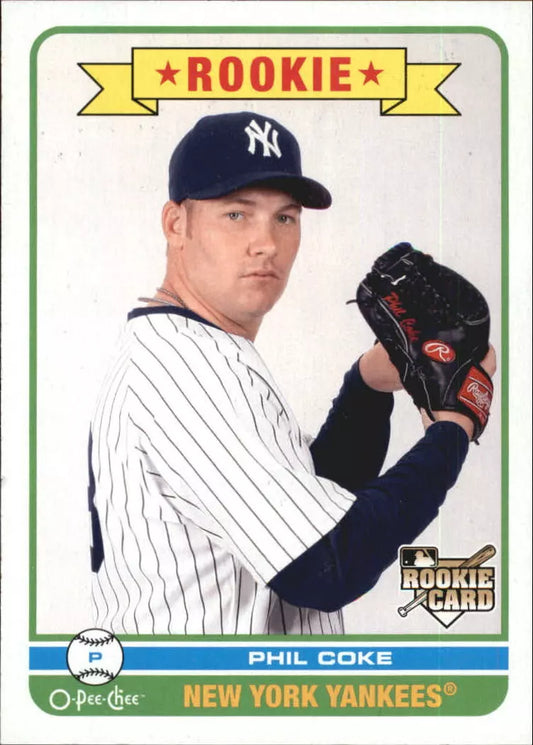 2009 O-Pee-Chee New York Yankees Baseball Card #574 Phil Coke Rookie