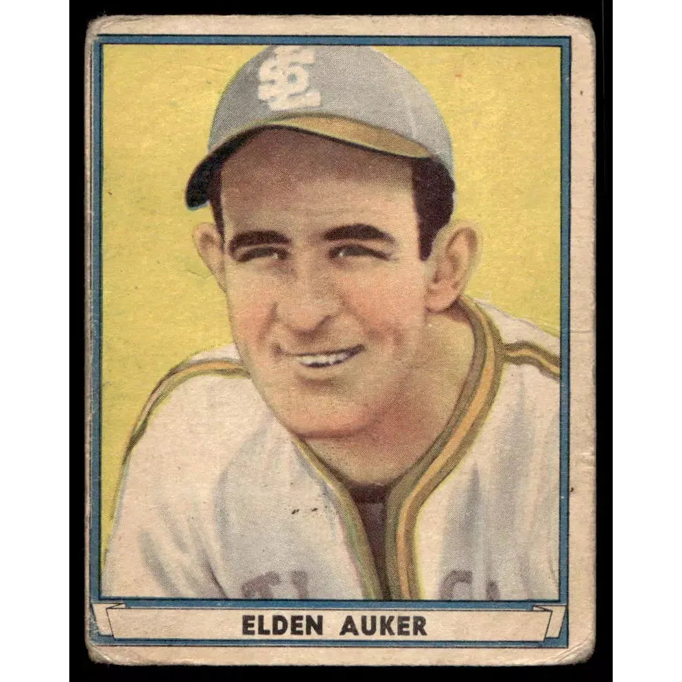 1941 Play Ball #45 Elden Auker St. Louis Browns VG-VGEX Vintage Pre-War!