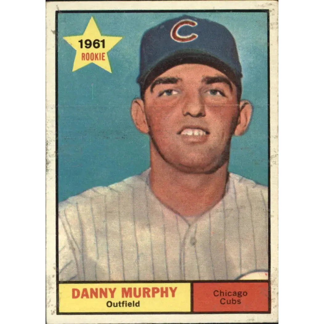 1961 Topps Baseball Card #214 Danny Murphy RC - EX