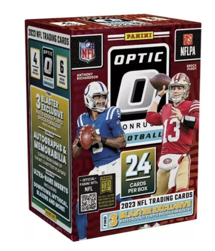 2023 Panini Donruss Optic Football NFL Blaster Box Pink Parallel