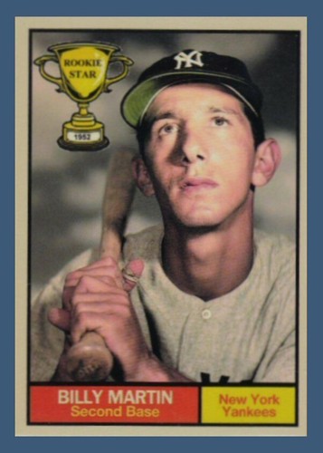 Billy Martin NY Yankees / MC Rookie Stars #13 -  BigGreenBear.com Baseball cards 7.99 USD