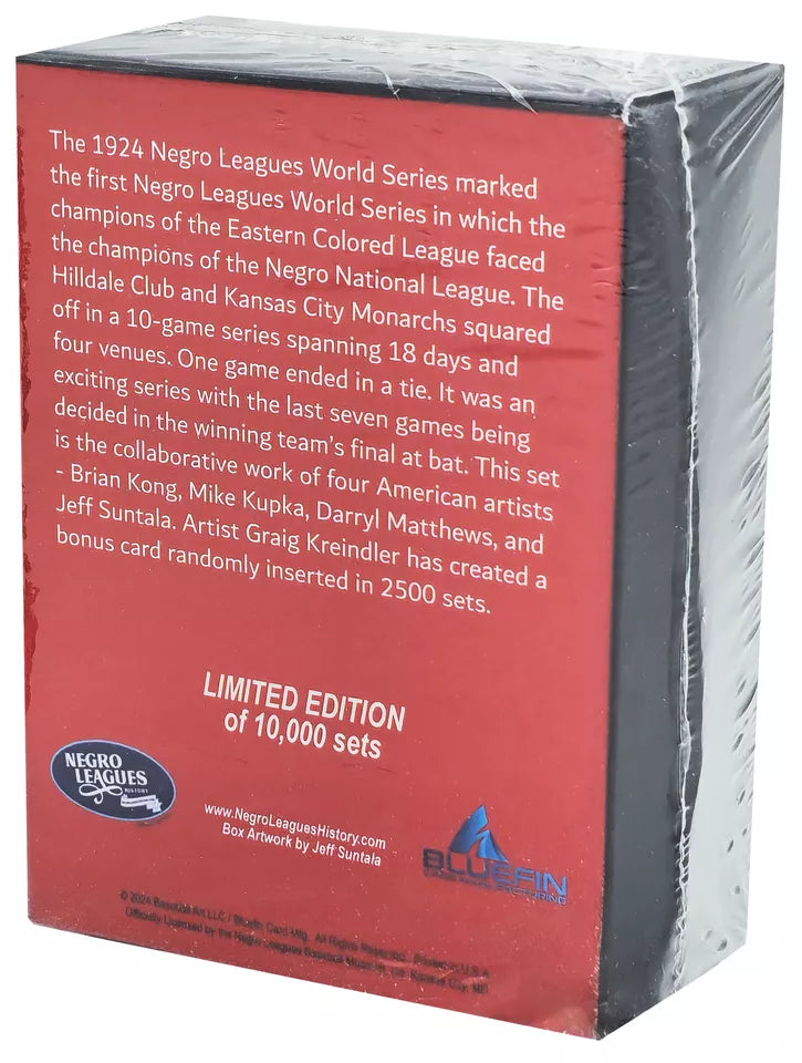 1924 NEGRO LEAGUES WORLD SERIES BASEBALL 67 CARD BOXED SET 100TH ANNIVERSARY