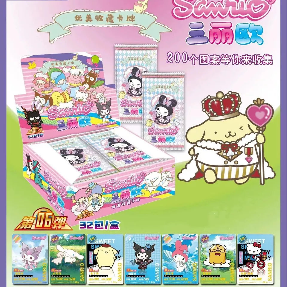 Sanrio Doujin Trading Cards CCG 32 Packs Official Booster Box Hello Kitty Sealed