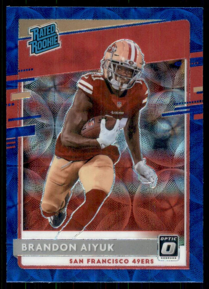 2020 Donruss Optic Blue Scope #169 Brandon Aiyuk RR